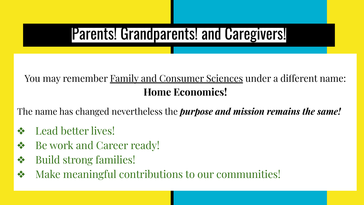 Consumer and Family Services